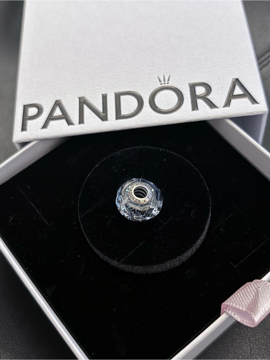 Pandora Jewelry - Pandora Clear Faceted Crystal Silver-Core Charm